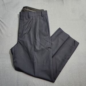 Lauren Ralph Lauren Men 36X34 (37X28) Navy Total Comfort Wool Pleated Dress Pant